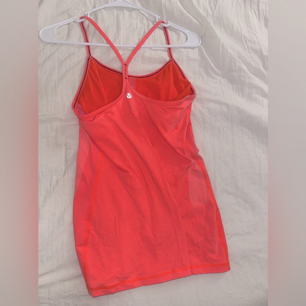 Orange pink Lululemon🍋 tank top